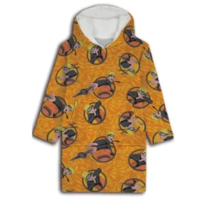 Naruto poncho geel maat XS - Geel - x S-L cm - 100% Polyester