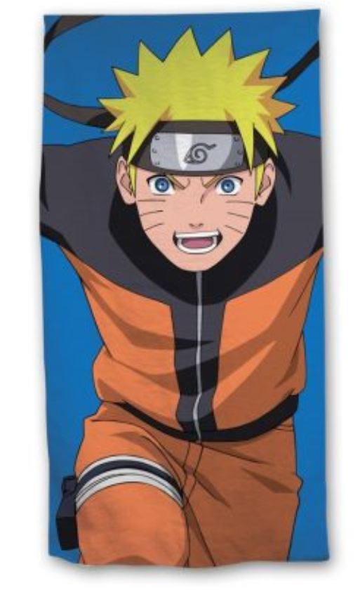 Naruto strandlaken polyester 70 x 140 cm - Multicolor - 70 x 140 cm - 100% Polyester
