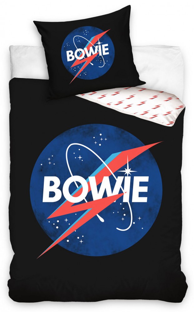Nasa dekbedovertrek Bowie 140 x 200 cm - Zwart - 140 x 200 cm - 100% katoen