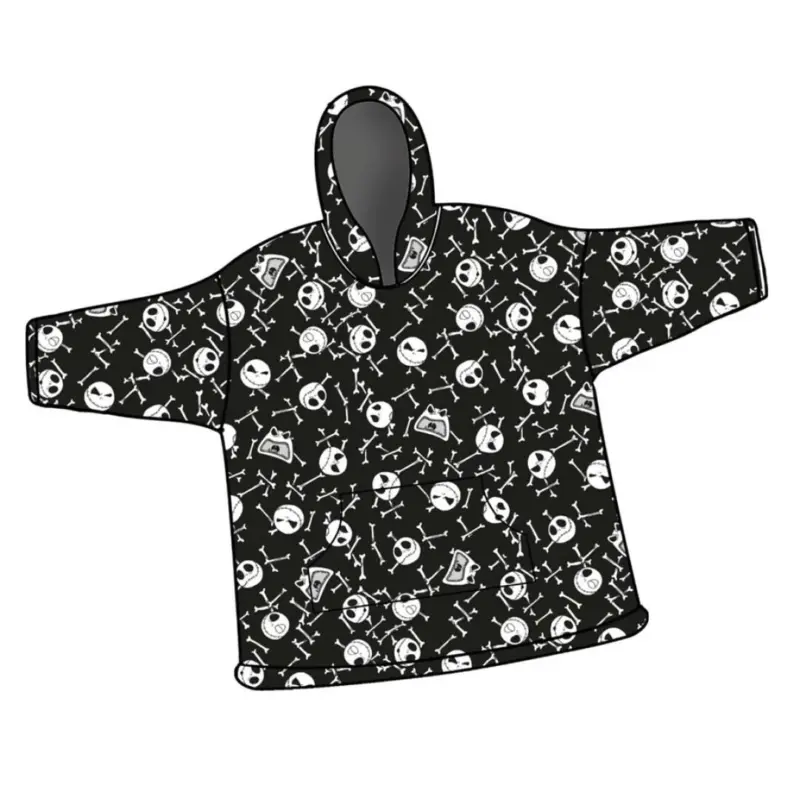 Nightmare Before Christmas hoodie poncho 7 - 14 jaar polyester