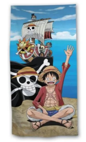 One Piece strandlaken 70 x 140 cm katoen - Multicolor - 70 x 140 cm - 100% katoen