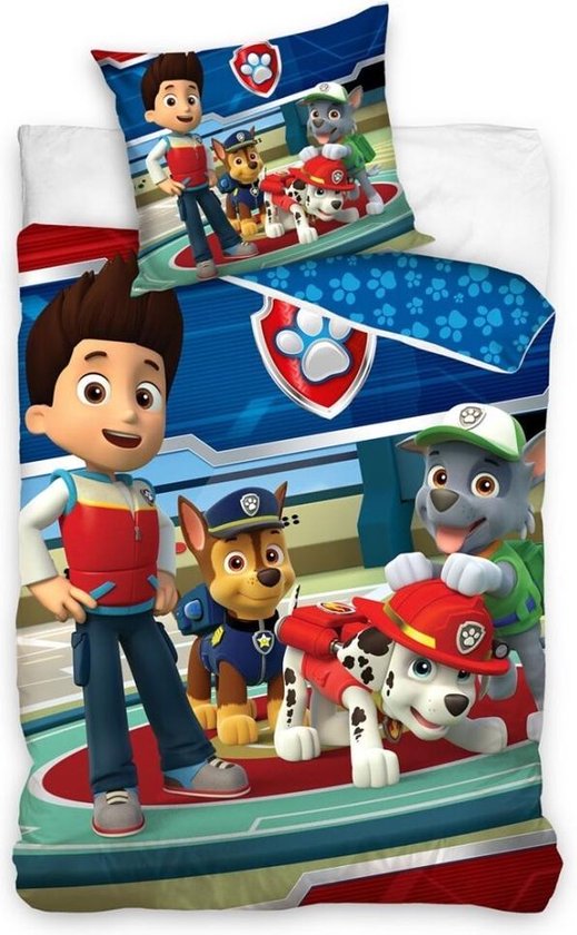 Paw Patrol dekbedovertrek Ryder 140 x 200 cm - Multicolor - 140 x 200 cm - 100% katoen