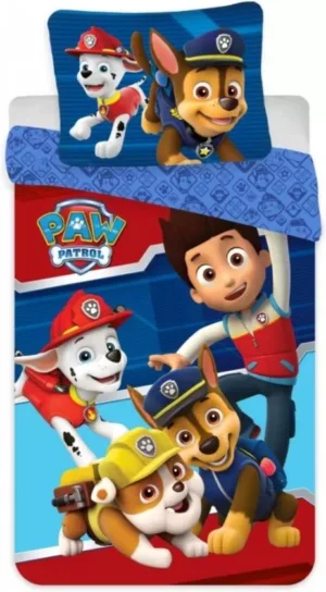 Paw Patrol dekbedovertrek friends 140 x 200 cm - Multicolor - 140 x 200 cm - 100% Polyester