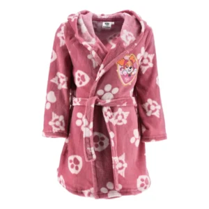 Paw Patrol badjas - Roze - 3 jaar / 98 cm, 4 jaar / 104 cm, 5 jaar / 110 cm, 6 jaar / 116 cm - 100% Polyester - foto 1