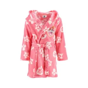 Paw Patrol badjas - Roze - 3 jaar / 98 cm, 4 jaar / 104 cm, 5 jaar / 110 cm, 6 jaar / 116 cm - 100% Polyester