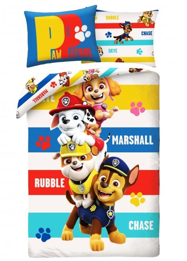 Paw Patrol dekbedovertrek dog tower 140 x 200 cm katoen - Multicolor - 140 x 200 cm - 100% katoen