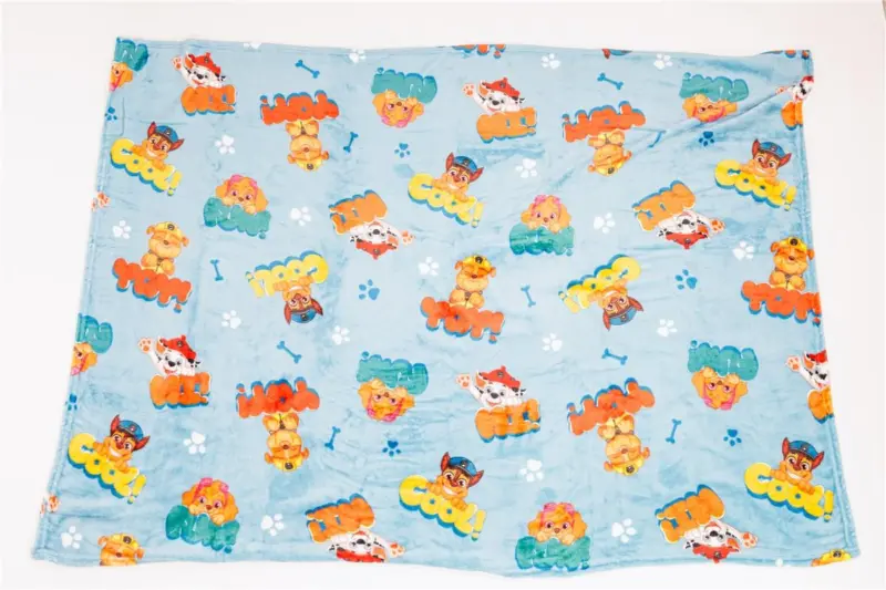Paw Patrol plaid 110 x 150 cm - Multicolor - 110 x 150 cm - 100% Polyester