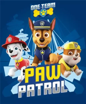 Paw Patrol plaid One Team - Multicolor - 100 x 140 cm - 100% Polyester