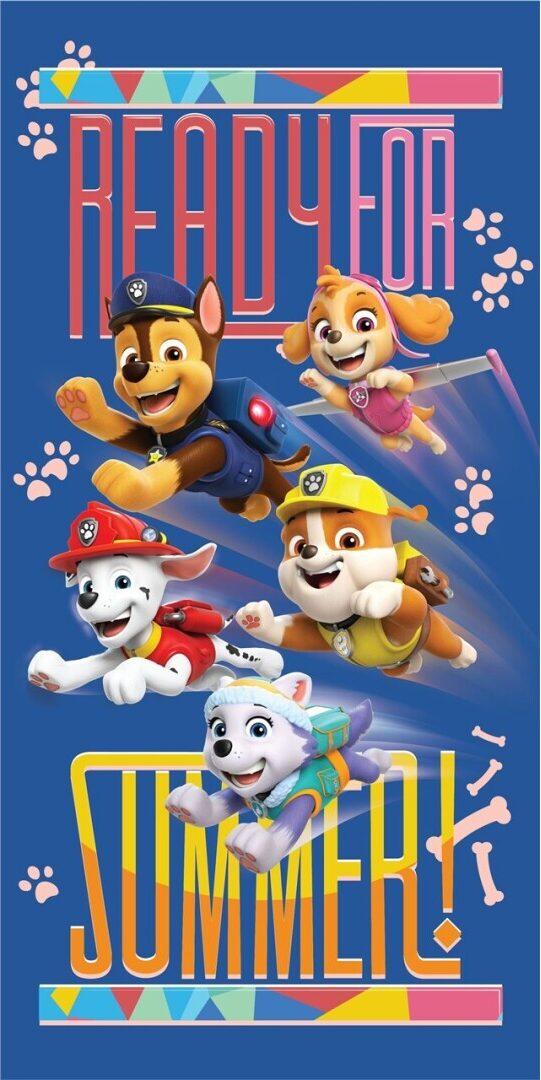 Paw Patrol handdoek Summer ready 70 x 140 cm - Multicolor - 70 x 140 cm - 100% Polyester