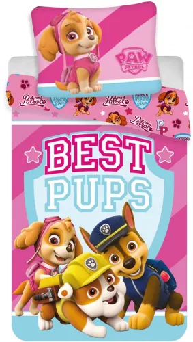 Paw Patrol dekbedovertrek 100 X 135 - Roze - 100 x 135 cm - Katoen