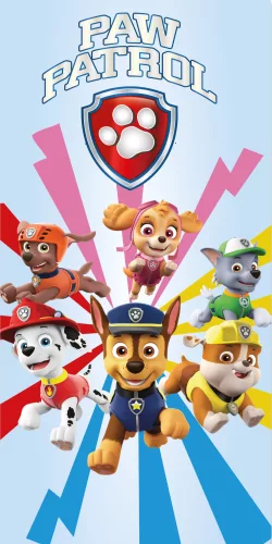 Paw Patrol strandlaken Blitz 70 x 140 cm - Blauw - 70 x 140 cm - 100% katoen