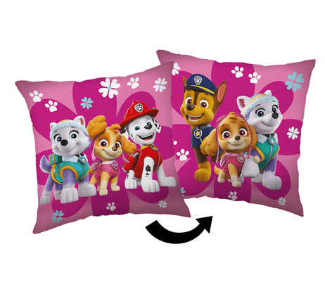 Paw Patrol sierkussen roze 40X40 cm - Roze - 40 x 40 cm - 100% Polyester