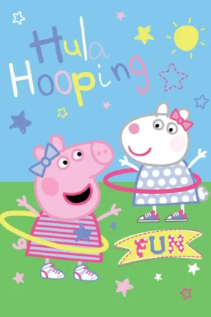 Peppa Pig plaid - Multicolor - 100 x 150 cm - 100% Polyester