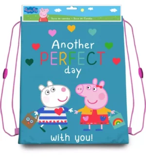 Peppa Pig tas another day 30 x 40 cm