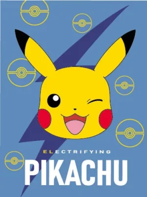 Pokemon fleece deken Electrifying - Multicolor - 150 x 200 cm - 100% Polyester