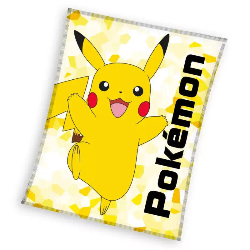 Pokemon fleece deken Pikachu - Geel - 130 x 160 cm - 100% Polyester