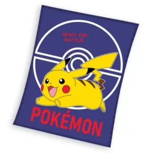 Pokemon fleece deken starters battle 110 x 140 cm - Blauw - 110 x 140 cm - 100% Polyester