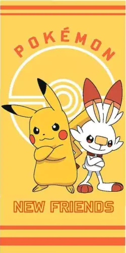 Pokemon strandlaken New Friends 70 x 140 cm - Multicolor - 70 x 140 cm - 100% katoen
