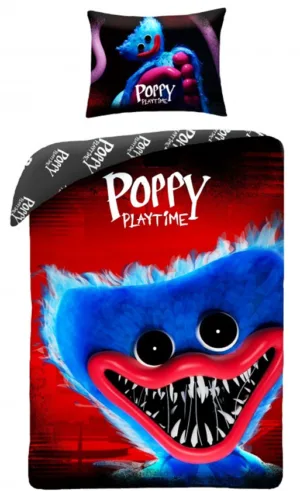 Poppy Playtime dekbedovertrek it's time 140 x 200 cm - Multicolor - 140 x 200 cm - Katoen