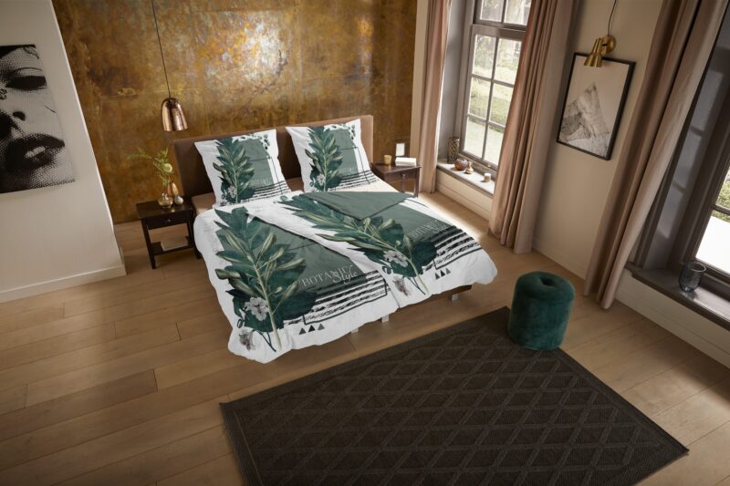 "" overtrek van Pure, 135 x 200 cm, kussensloop 80 x 80 cm - kussensloop 80 x 80 cm