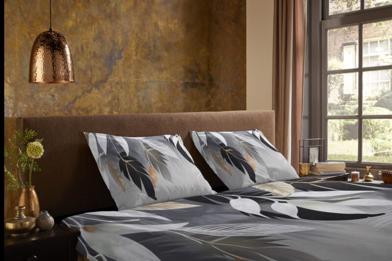 100% Polyester dekbedset bladeren van Pure in 135 x 200 cm