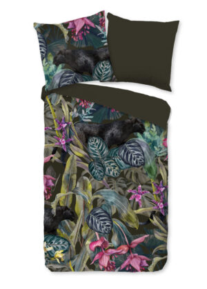 Pure dekbedovertrek bladeren / jungle - Multicolor - 135 x 200 cm - 100% Polyester