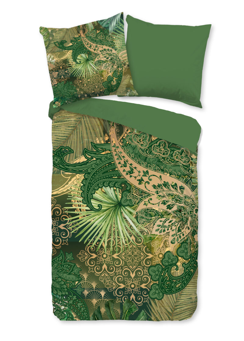 Pure dekbedovertrek oosterse/ arabische - Groen - 135 x 200 cm - 100% Polyester