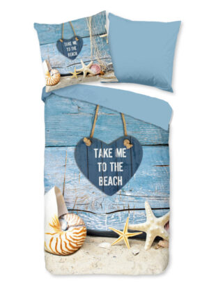 Pure dekbedovertrek strand/ zee - Multicolor - 135 x 200 cm - 100% Polyester