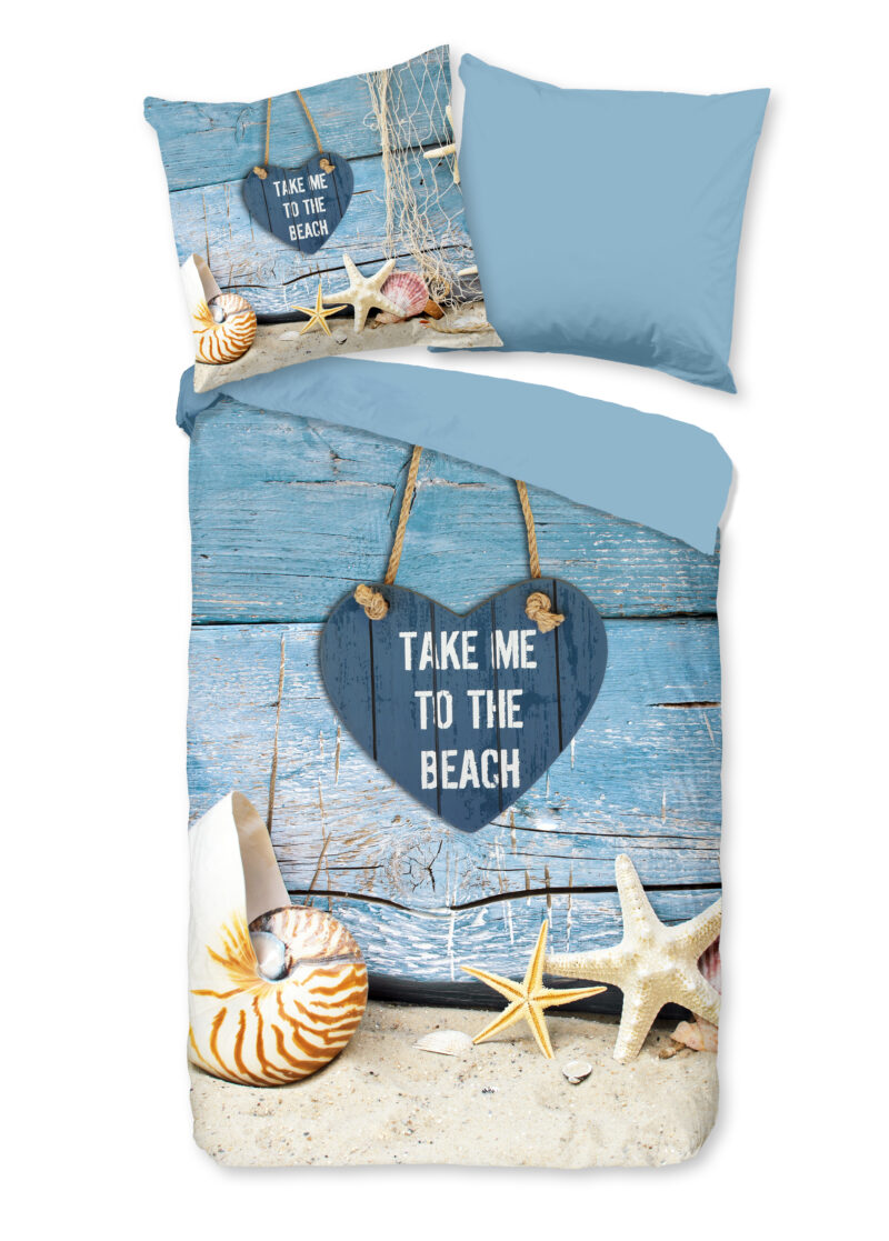 Pure dekbedovertrek strand/ zee - Multicolor - 135 x 200 cm - 100% Polyester