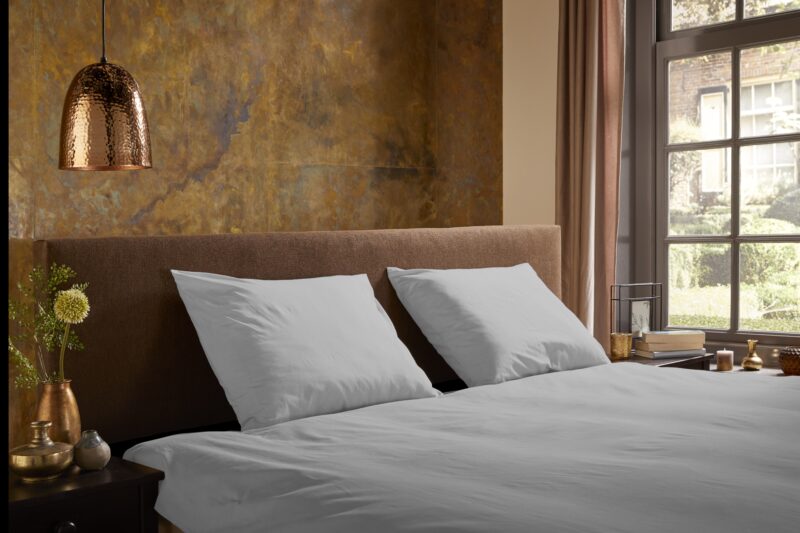 100% Polyester dekbedset van Pure in 135 x 200 cm - Grijs