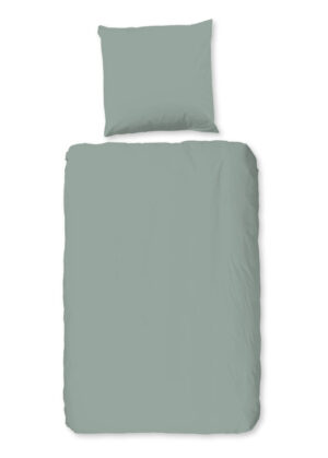 Pure dekbedovertrek - Groen - 135 x 200 cm - 100% Polyester