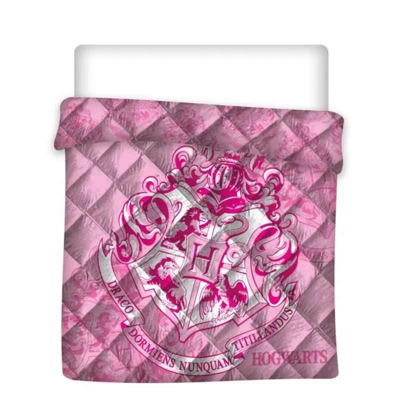 Harry Potter Beddensprei  roze 140 x 200 cm polyester