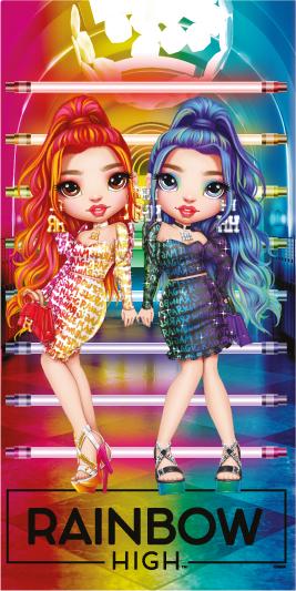 Rainbow High strandlaken Girls 70 x 140 cm - Multicolor - 70 x 140 cm - 100% katoen