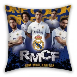 Real Madrid sierkussen Players 40X40 cm - Blauw - 40 x 40 cm - 100% Polyester