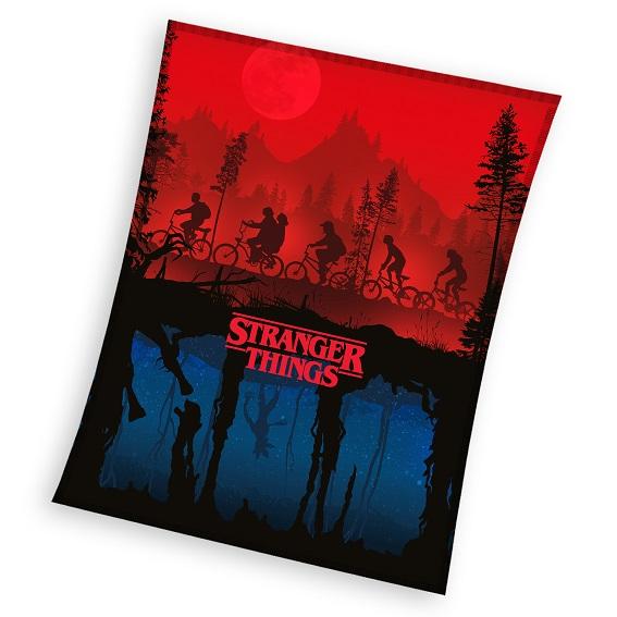 Stranger Things plaid 150 x 200 cm - Zwart - 150 x 200 cm - 100% Polyester