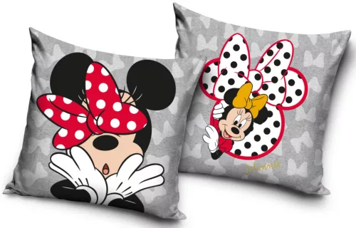 Disney Minnie Mouse sierkussen Strik 40 x 40 cm - Grijs - 40 x 40 cm - 100% Polyester