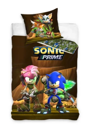 Sonic dekbedovertrek Prime 140 x 200 cm - Blauw - 140 x 200 cm - 100% katoen