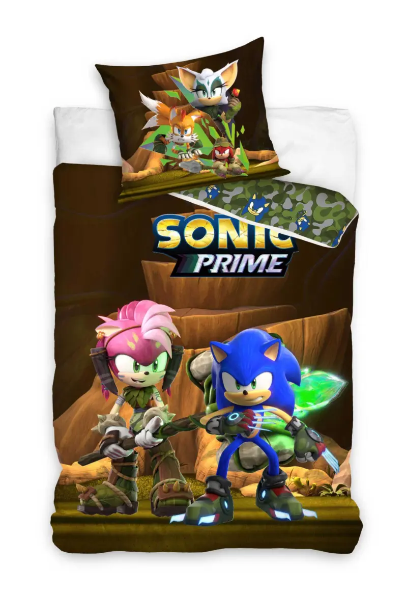 Sonic dekbedovertrek Prime 140 x 200 cm - Blauw - 140 x 200 cm - 100% katoen
