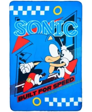 Sonic fleece deken 100 x 150 cm - Blauw - 100 x 150 cm - 100% Polyester