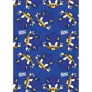 Sonic plaid blauw 110 x 150 cm - Blauw - 110 x 150 cm - 100% Polyester