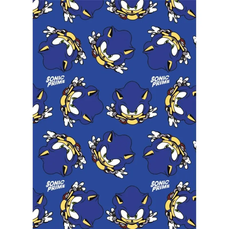 Sonic plaid blauw 110 x 150 cm - Blauw - 110 x 150 cm - 100% Polyester