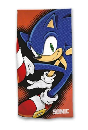 Sonic strandlaken 70 x 140 cm Katoen - Blauw - 70 x 140 cm - 100% katoen