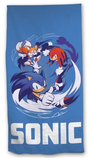 Sonic strandlaken 70 x 140 cm - Blauw - 70 x 140 cm - 100% Polyester