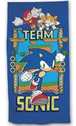 Sonic strandlaken 70 x 140 cm - Blauw - 70 x 140 cm - 100% Polyester - foto 1