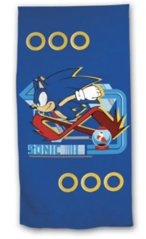 Sonic strandlaken Run 70 x 140 cm Polyester - Blauw - 70 x 140 cm - 100% Polyester