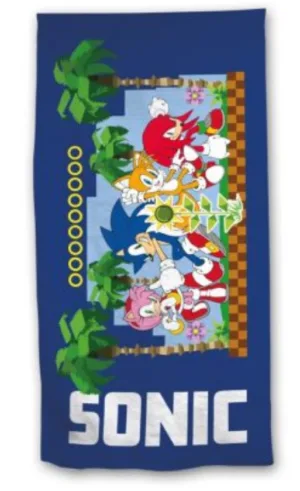Sonic strandlaken team 70 x 140 cm Polyester - Multicolor - 70 x 140 cm - 100% Polyester
