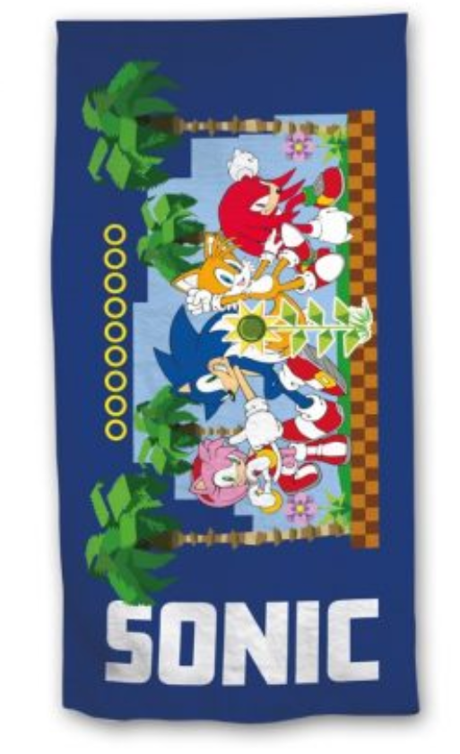 Sonic strandlaken team 70 x 140 cm Polyester - Multicolor - 70 x 140 cm - 100% Polyester