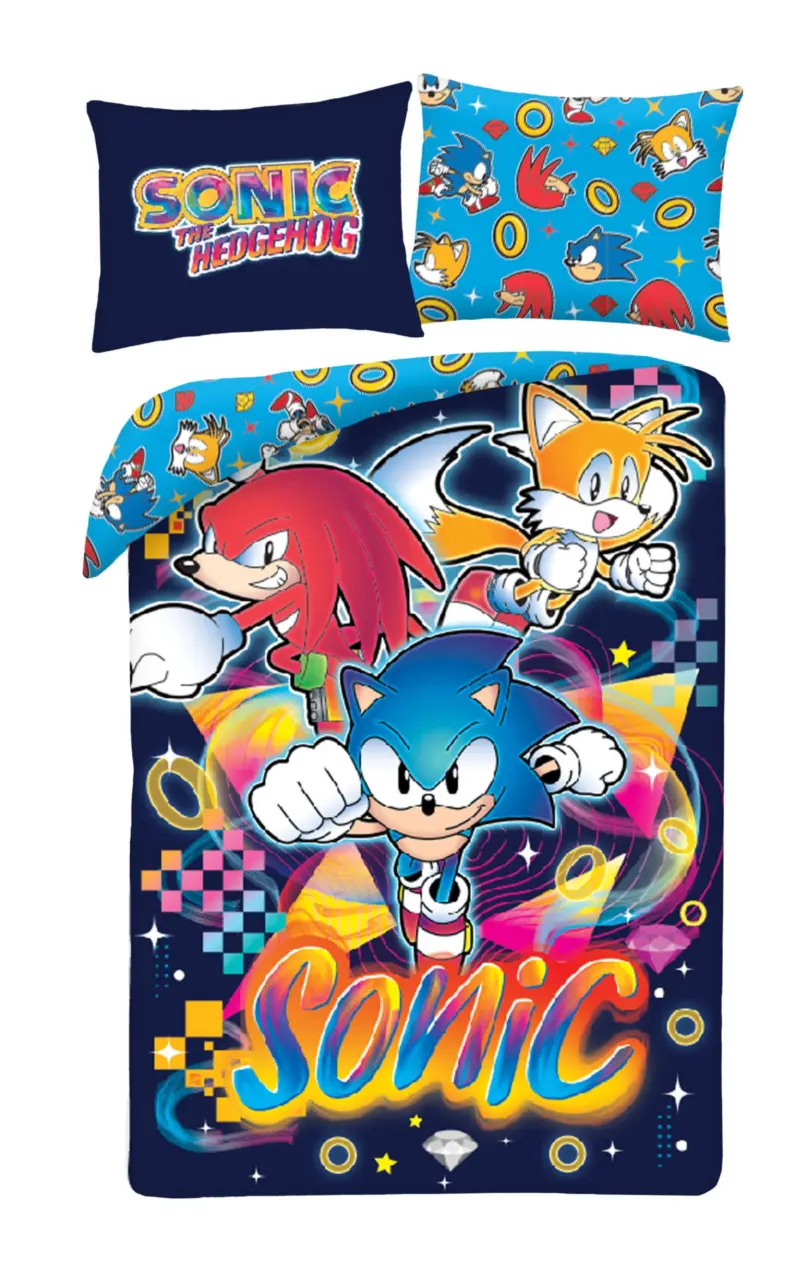 Sonic the Hedgehog Dekbedovertrek 140 x 200 cm - Polyester
