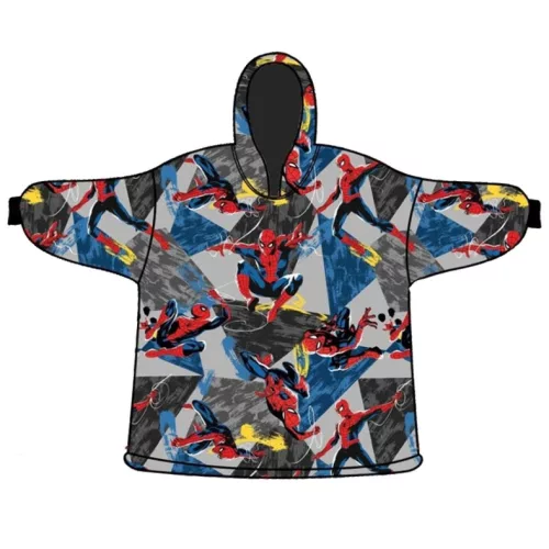 Spiderman fleece deken - Multicolor - 7 - 14 jaar - 100% Polyester