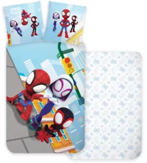 Spiderman dekbedovertrek 100 x 135 cm - Multicolor - 100 x 135 cm - 100% katoen